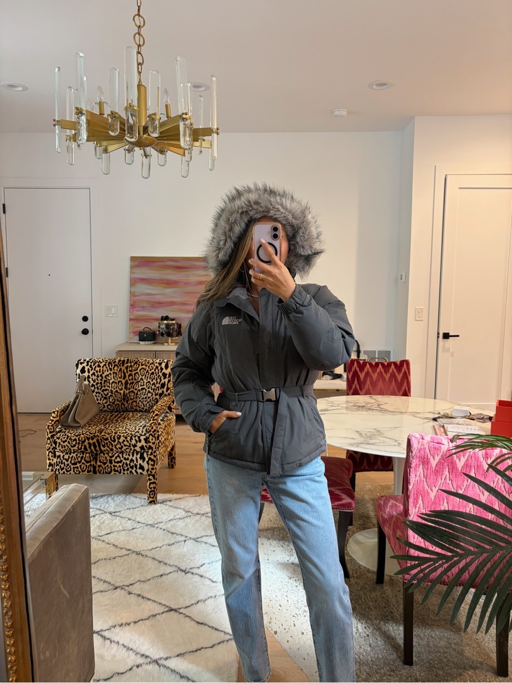 The North Face Women’s Greenland HyVent Goose Down Puffer Coat — Grey